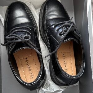 Black Kids Dress Shoes